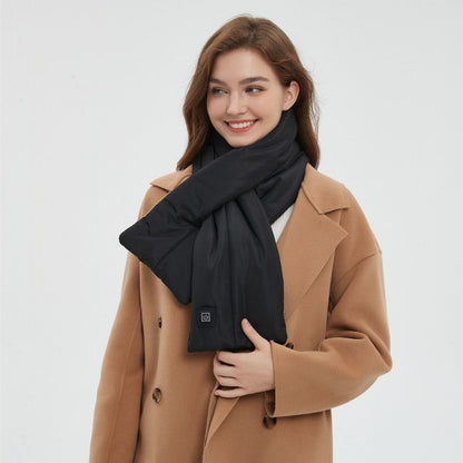 Rechargeable Thickened Heated Scarf Pink