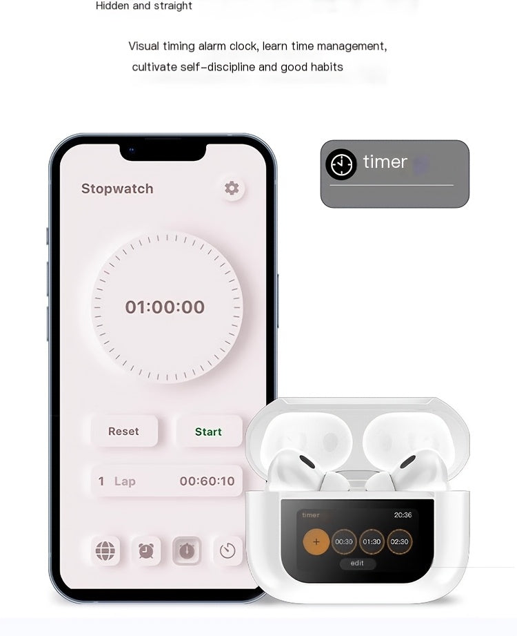 S10-Pro-Max Bluetooth headset-White