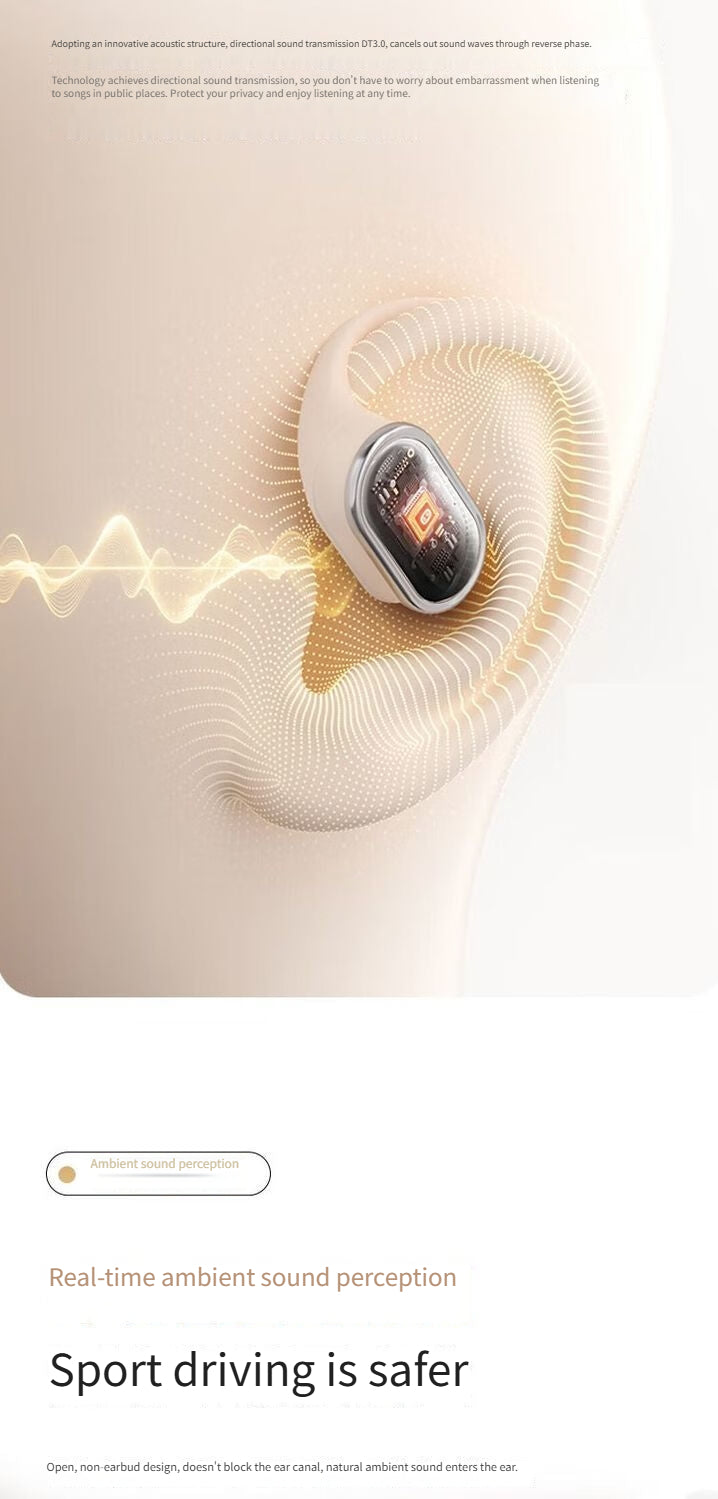 S16 Bluetooth headset-Beige