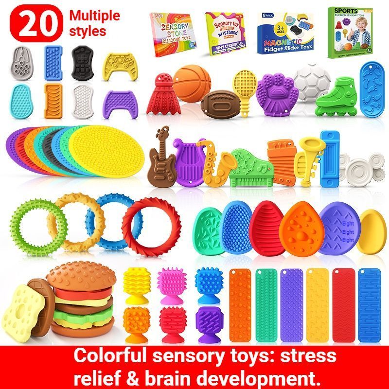 Sensory Bracelet Toy - 4 Pack