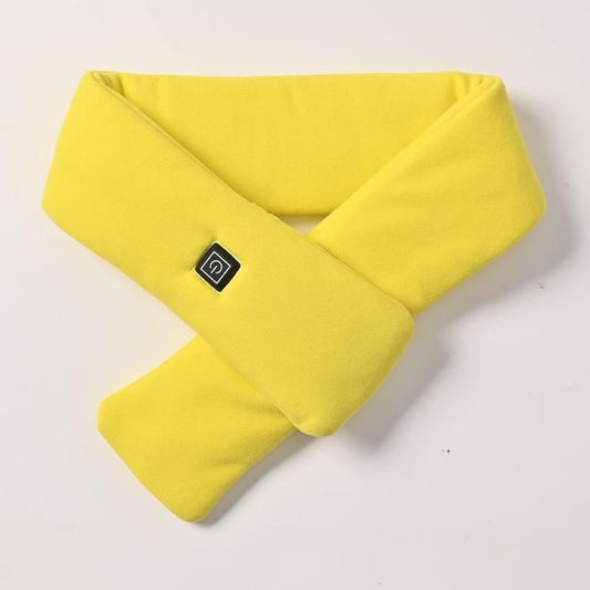 USB Rechargeable Graphene Heated Neck Warmer Yellow-Gift Box Edition