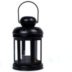 White Pink and Black Candle Holder Set of 3