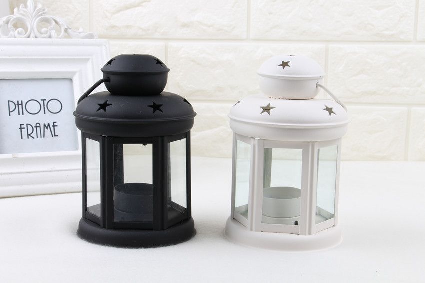 White Pink and Red Candle Holder Set of 3