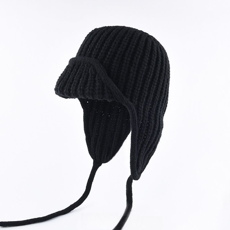 Women Plain Aviator Hat with Earflaps Pink