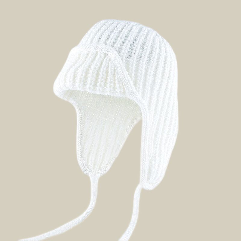 Women Plain Aviator Hat with Earflaps Yellow
