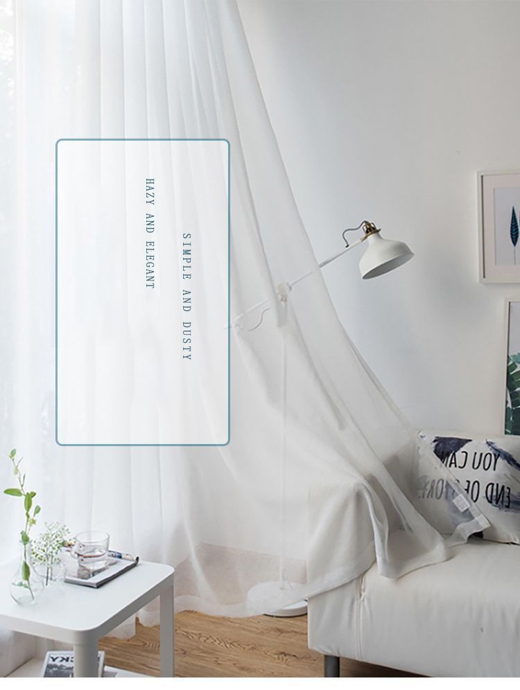 2 Pack Semi Blackout Sheer Curtains Green