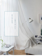 2 Pack Semi Blackout Sheer Curtains Light Purple