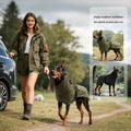 Winter Warm Pet Coat, Outdoor Cold Proof Dog Jacket-black