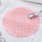 Pink Non-Slip Bath Mat 30×30cm