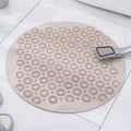 Ivory Non-Slip Bath Mat 30×30cm
