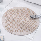 Ivory Non-Slip Bath Mat 55×55cm