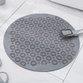 Gray Non-Slip Bath Mat 30×30cm