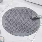 Gray Non-Slip Bath Mat 55×55cm