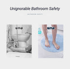 Black Non-Slip Bath Mat 55×55cm