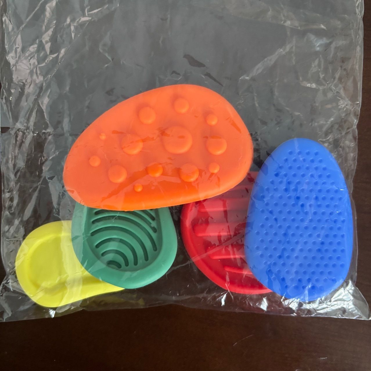 5Packs Silicone Sensory Stones New