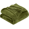 Premium Flannel Fleece Throw Rug, Fluffy Warm Cozy Blanket For Bed, Sofa And Daily Snuggling, Fruit Green, 150X200cm, Size L, Durable Household Textile