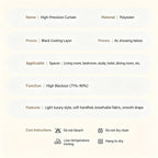 White | Approx. 52x84 Inch Single Panel | 810g Per Panel | 210GSM Noise Reducing Blackout Curtains, Grommet Top 2 Panels, Bright Large Bedroom Drapes for Small Apartment, Nice Christmas Present