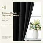 Dark Grey | Approx. 52x84 Inch Single Panel | 810g Per Panel | 210GSM Soundproof Blackout Curtains, Grommet Top 2 Panels, Immersive Drapes for Gaming Room & Home Theater, Nice Christmas Present