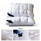 Twisted Jade Medium Loft Pillow Pair | 850g Per Piece | Gentle Cervical Support Pillow Set, Christmas Jade Comfort Sleep Pillow Bundle