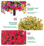 Multi Tone Artificial Eucalyptus Violet Stems Table Arrangement Photo Accessory