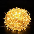 Long‑Size Plug‑in LED Star Fairy String Lights, Balanced Lamp Density For Outdoor Tree Hanging Use, Halloween Home Yard Accessory, 100M 600Leds Warm White