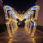 Long‑Size Plug‑in LED Star Fairy String Lights, Balanced Lamp Density For Outdoor Tree Hanging Use, Halloween Home Yard Accessory, 100M 600Leds Warm White