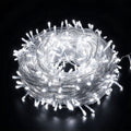 Male‑Female Joint Constant‑On LED String Light Controller, Steady Cool‑White Light Output For Long‑Time Scene Lighting, Christmas Decor Matching Component, Cool White
