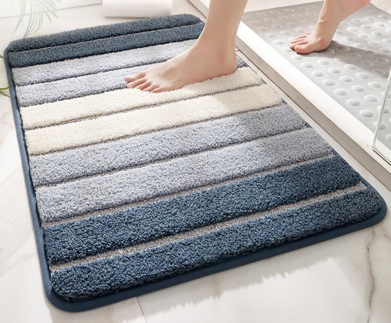 Non-slip Water Absorbent Bath Mat Grey