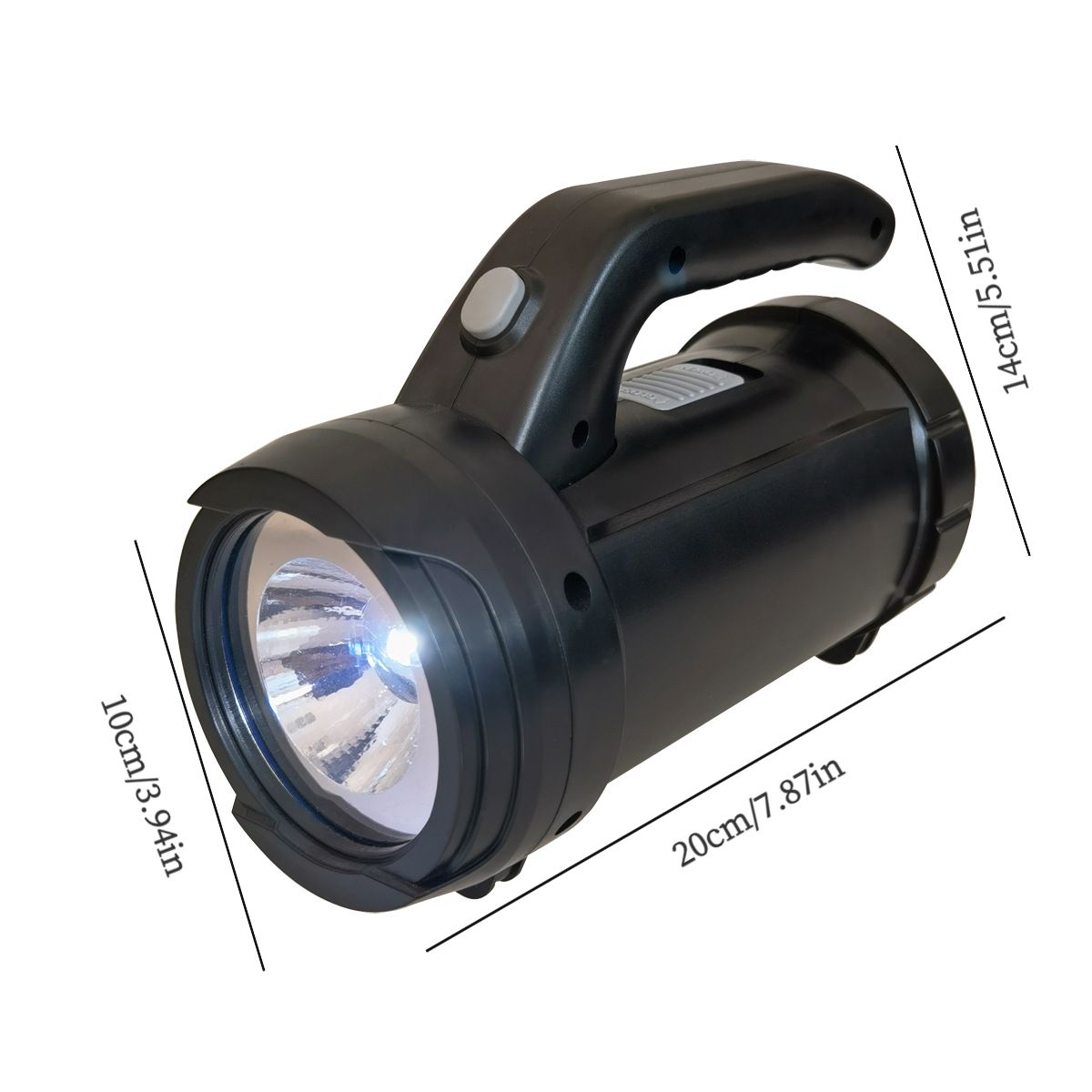 High-Brightness LED Flashlight Tool Set, Includes 6 Bits/Tape Measure/Utility Knife/Sockets, ABS Lightweight Portable, Home & Outdoor Lighting Repair