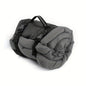 High-quality moisture-proof thick portable camping dog bed suitable for medium / large / small dogs - durable polyester outdoor mat with handle foldable design suitable for travel home and camping trips camping bed.GREY