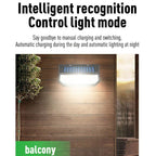 218LED Solar Sensor Wall Light, Smart Light Control, 270° Wide-Angle Illumination, Three Sensing Modes, Energy Saving and Eco-Friendly, No Wiring Installation, Top Choice for Outdoor Security