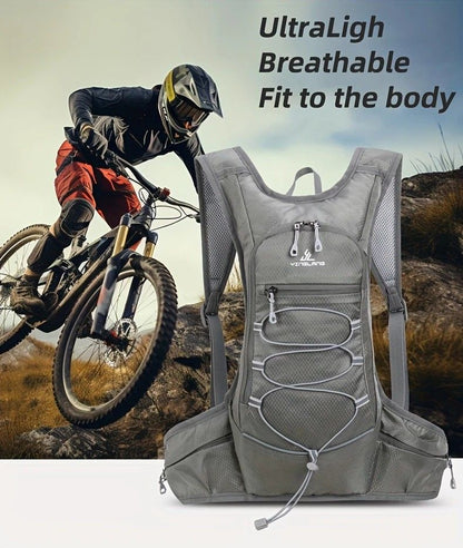 Lightweight Trail Running Hydration Backpack, Cycling Hiking Mountaineering Backpack, Night-Reflective Breathable Design(BLUE)