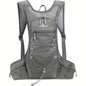 Lightweight Trail Running Hydration Backpack, Cycling Hiking Mountaineering Backpack, Night-Reflective Breathable Design(GREY)