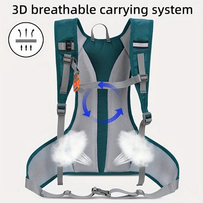 Lightweight Trail Running Hydration Backpack, Cycling Hiking Mountaineering Backpack, Night-Reflective Breathable Design(PINK)