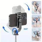 Upgraded Clamp Selfie Stick Tripod: Bluetooth Remote Control, Portable Detachable Design, One Rod, Multiple Functions