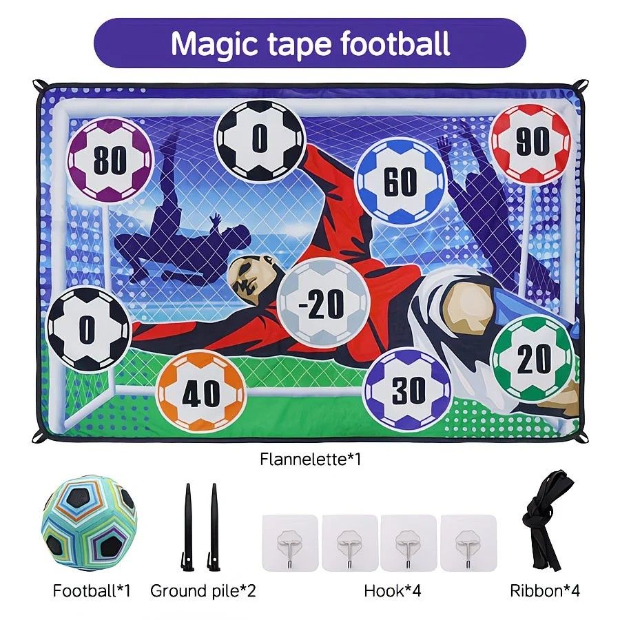 Children's Sticky Ball Soccer Game Set, Parent-Child Interaction, Indoor and Outdoor Sports, Exercise Coordination, Happy Companionship