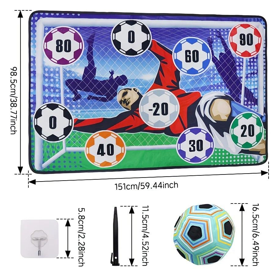 Children's Sticky Ball Soccer Game Set, Parent-Child Interaction, Indoor and Outdoor Sports, Exercise Coordination, Happy Companionship