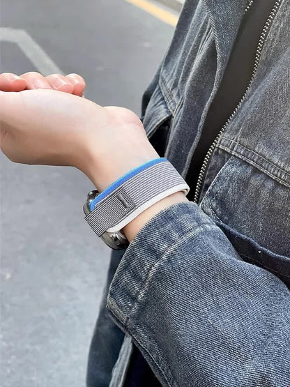 Trail strap for Apple Watch Ultra 2 band 49mm 44mm 45mm 40mm 41mm 38mm 42mm 45 44mm bracelet iWatch series 8 9 7 6 5 3 see Orange Beige Orange Beige 42 44 45 49mm