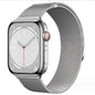 Compatible with Apple Watch bracelet 44/40/45mm 49mm 41mm 38mm 42mm Wristband iwatch Series 9 3 6 5 SE 7 8 Ultra 2 starlight - silver silver 42mm/44mm/45mm/49mm