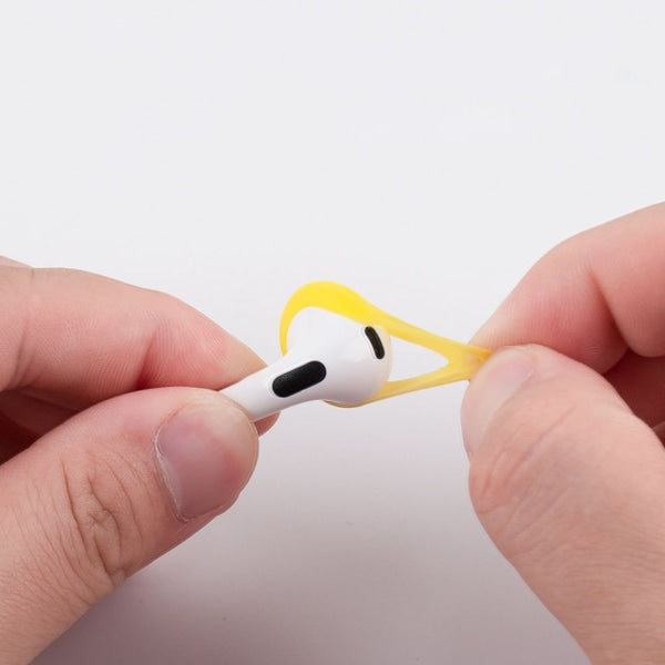 sets of earplugs for Airpods Pods 3 silicone ear caps Bluetooth compatible headphones Earplugs Ear cushions Ultra-thin anti-slip Blue red yellow Blue red yellow