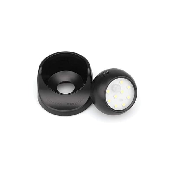 Outdoor Wall Light with Motion Sensor | 1000 Lumen LED Outdoor Lighting | Battery Powered Cordless Lighting | 360 Degree Rotation and Tilt