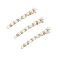 3pcs Pearl Studded Hair Clips Vintage Hair Clips Rhinestone Hair Clip Elegant Headpiece Creative Headpiece