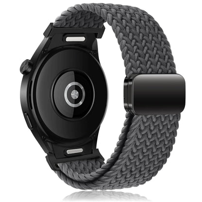 Braided Strap for Samsung Galaxy Watch 6 4 classic/5 Pro 45mm 47mm 43mm 44mm 40mm Magnetic Strap Without Gap Galaxy watch 6 band space gray space gray 6 classic 43mm 47mm