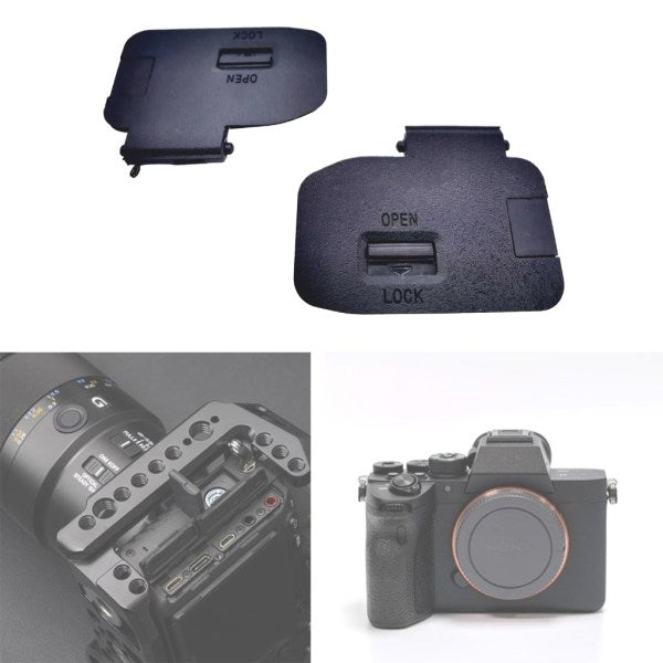 Battery Door for Sony Alpha a7 III ILCE-7M3 ILCE-9 Camera Replacement Repair Parts Camera Battery Lock