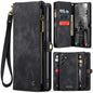 CaseMe Multi-Slot 2 in 1 Wallet Case Galaxy S25 Black