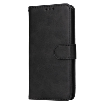 SKALO Samsung A55 5G PU Leather Wallet Case - Multiple Colors Black