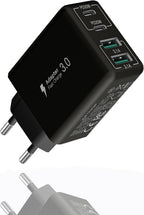 Compatible USB C Charger, 40W USB Multi Fast Charger, Multiple USB Outlets USB Charging Plug Adapter, USB Charger{EE}