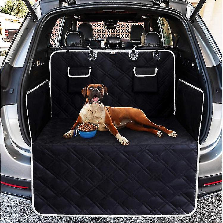 Dog Car Accessories - Dog Car Trunk Protector with Universal Side Protection - Extra Heavy Duty Dog Protection Mat, 185 x 103 cm Trunk Protector for All Cars