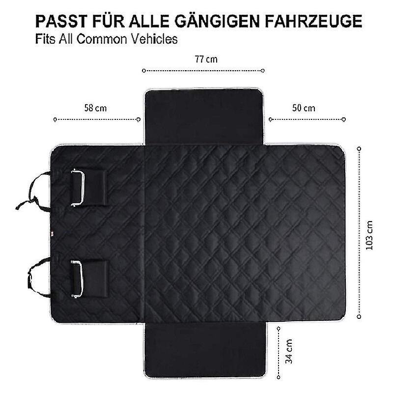 Dog Car Accessories - Dog Car Trunk Protector with Universal Side Protection - Extra Heavy Duty Dog Protection Mat, 185 x 103 cm Trunk Protector for All Cars