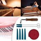 Piano Tuning Kits, Professional 8-Piece Piano Tuning Tools